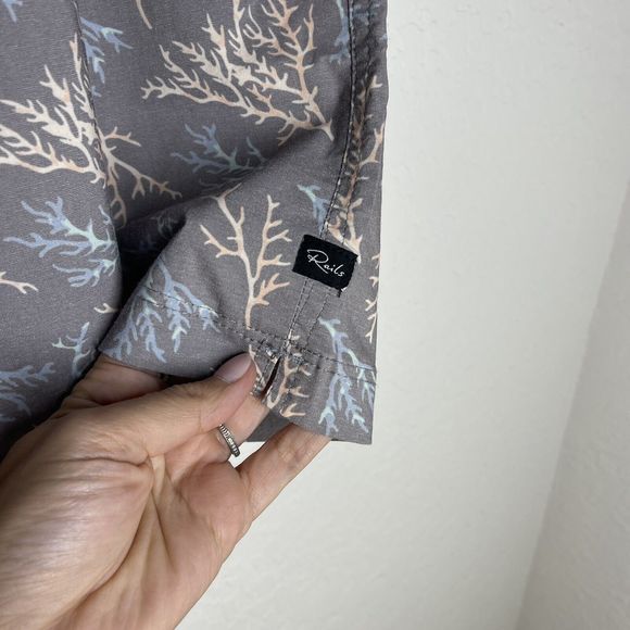 Rails Drawstring Swim Shorts Trunks 8" Inseam Men's Size XL NWT Coral Reef - Picture 3 of 9